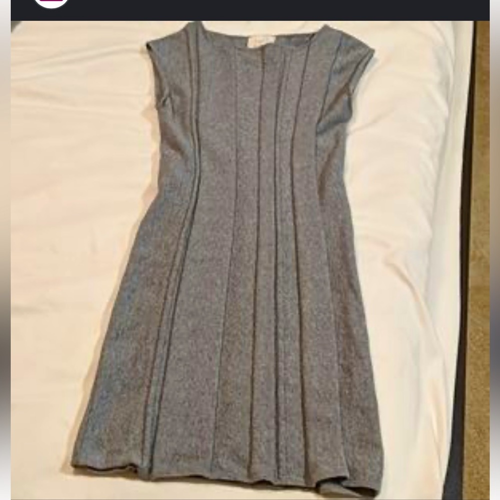 Anthropologie/Shae Cotton/Cashmere‎ Gray Sweater dress/jumper Size Medium
